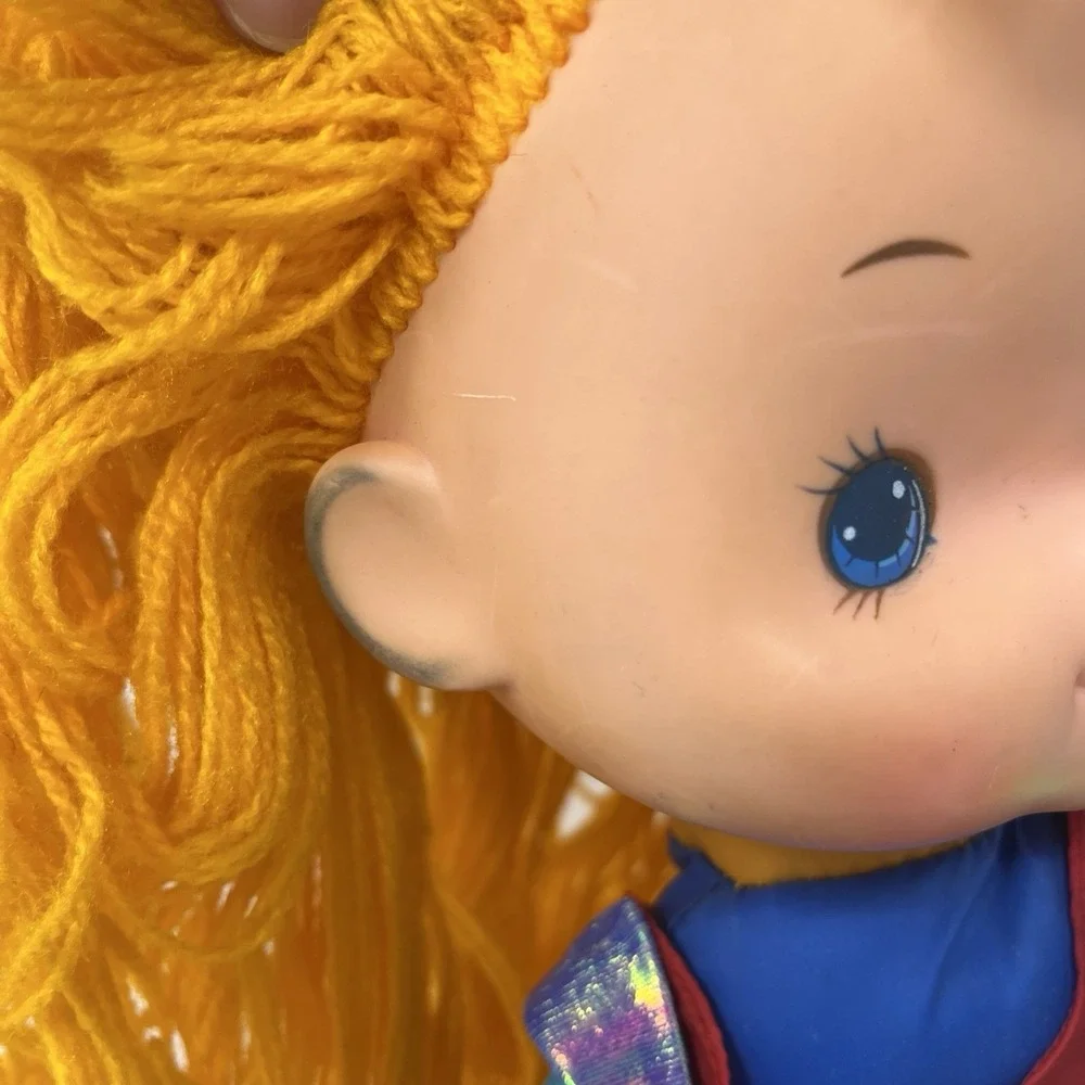 Rainbow Brite 18in Soft Body Cloth Doll Blonde Straight Hair Vintage 1983